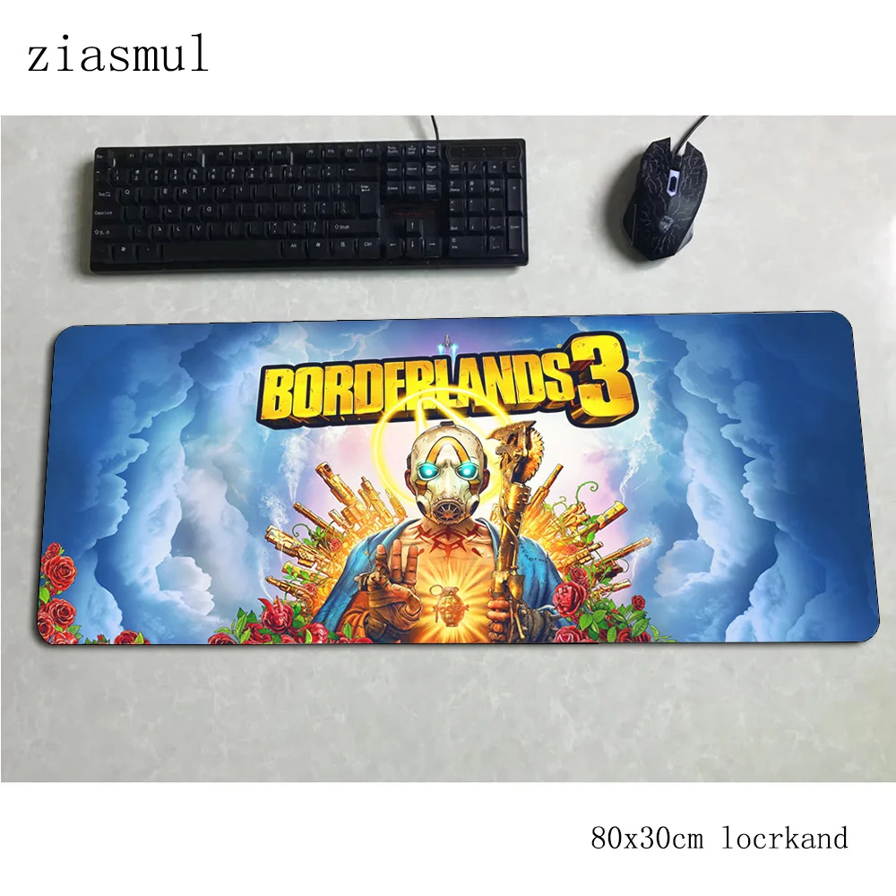 

borderlands mousepad 800x300x3mm Gorgeous Computer mouse mat gamer gamepad pc Cartoon gaming mousemat desk pad office padmouse