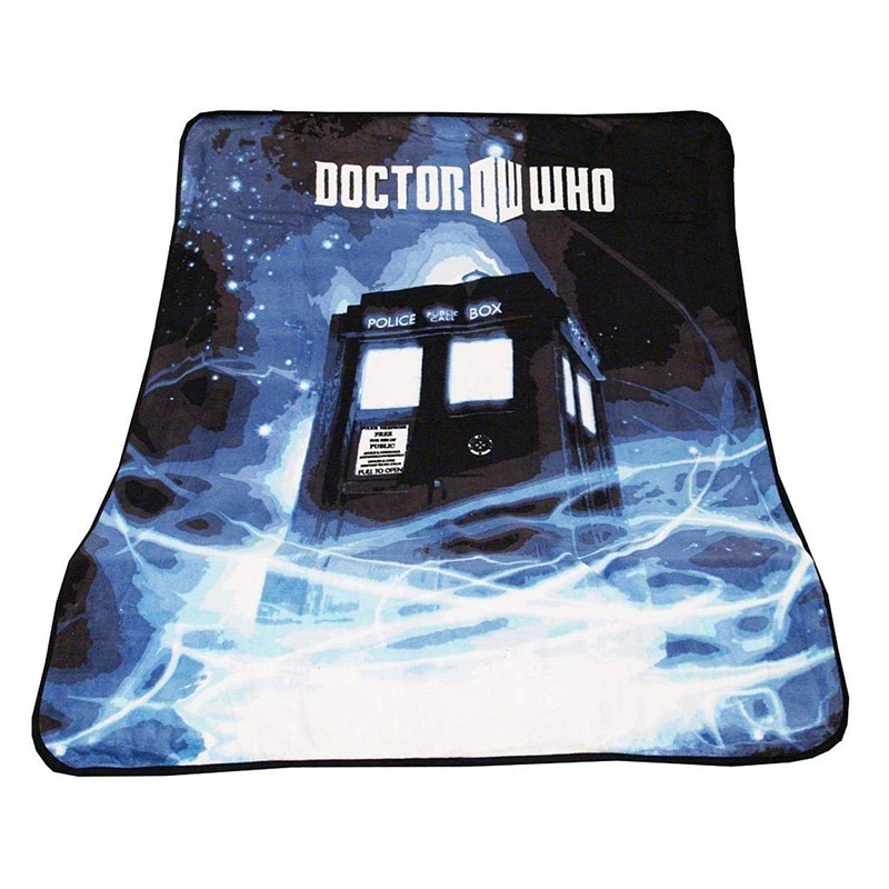 Новое одеяло Doctor Who Tardis в стиле аниме диван фланелевая флисовая ткань покрывало