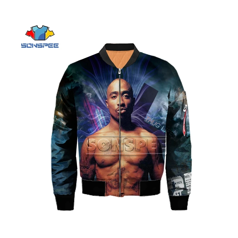 Мужская куртка с 3D-принтом раппер, женская модная футболка с рисунком 2pac Tupac/Biggie Smells, Harajuku, футболки, homme, куртка для полета