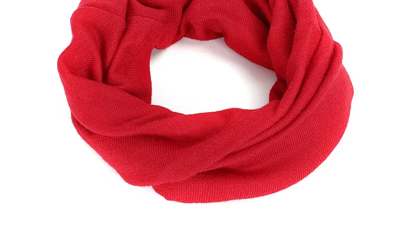 Классический женский однотонный вязаный шарф, мягкий осенний и зимний теплый шарф, высококачественный хлопковый теплый шарф для улицы, Женский нагрудник