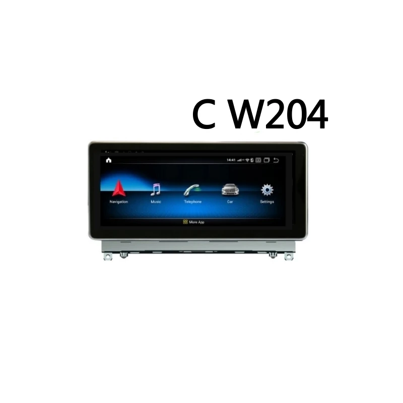 Автомобильный gps радио для Mercedes Benz MB C Class W204 C200 C230 C350 2007 2008 2009 2010 2011 2012 2013 CarPlay давления воздуха в шинах навигации - Цвет: Benz-W204