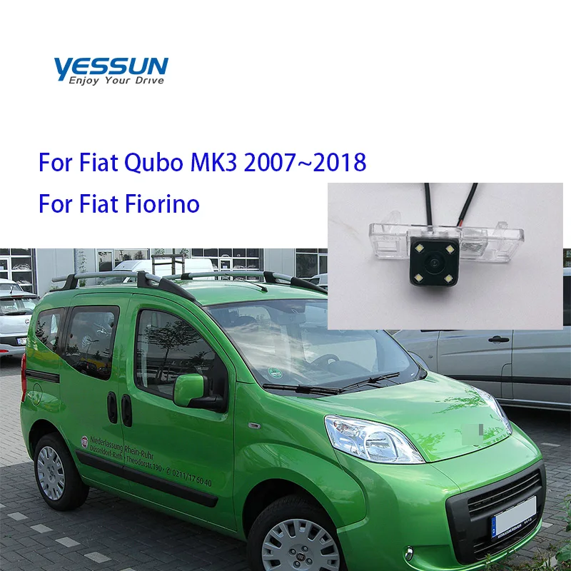 Камера заднего вида Yessun IP67 для Fiat Fiorino Qubo MK3 2007 ~ 2018 CCD резервная камера вида/камера