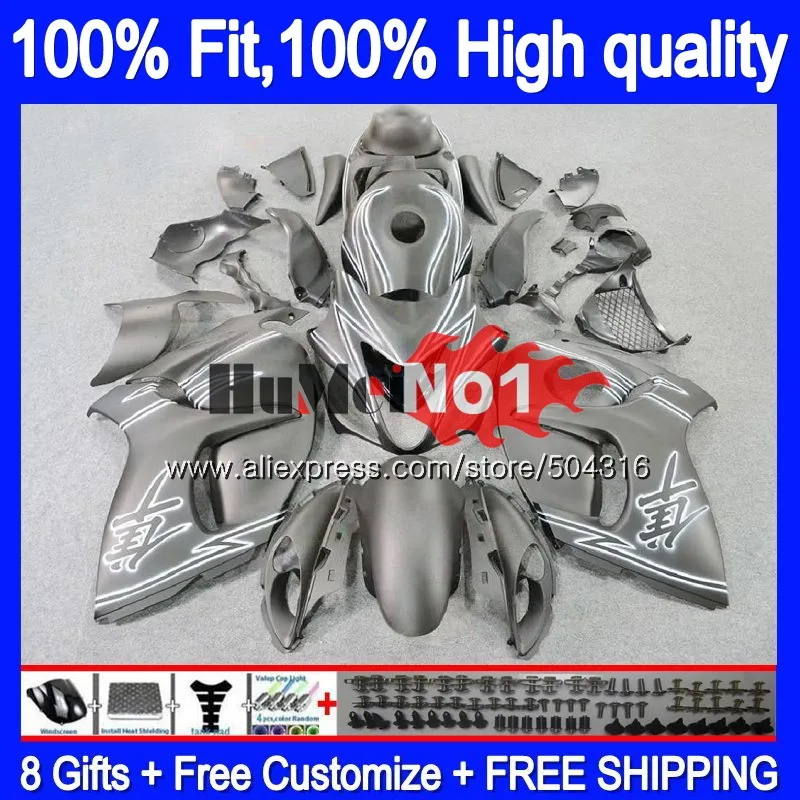 Инъекции для SUZUKI Hayabusa GSXR 1300 GSXR-1300 матовый черный 29MC. 12 GSXR1300 2008 2009 2010 2011 2012 08 09 10 11 12 обтекатель