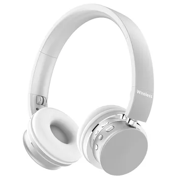 

Wireless Headphone Bluetooth Stereo OverEar Headset Built-in Mic Support AUX FM Radio TF Card Foldable Headphones For Phone
