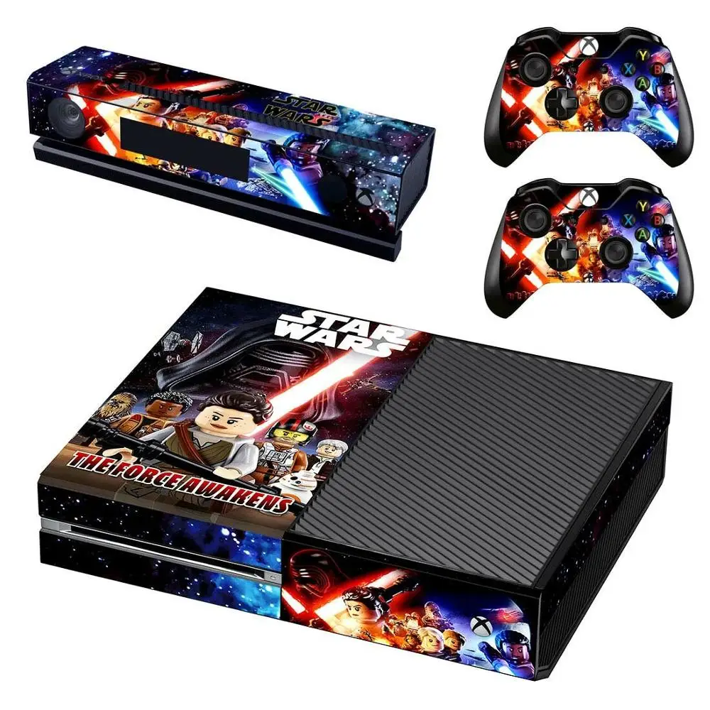 Star Wars: The Force Awakens sticker s для xbox one кожная наклейка Pegatinas для xbox one консоль Kinect два контроллера Skins - Цвет: GSTM0433