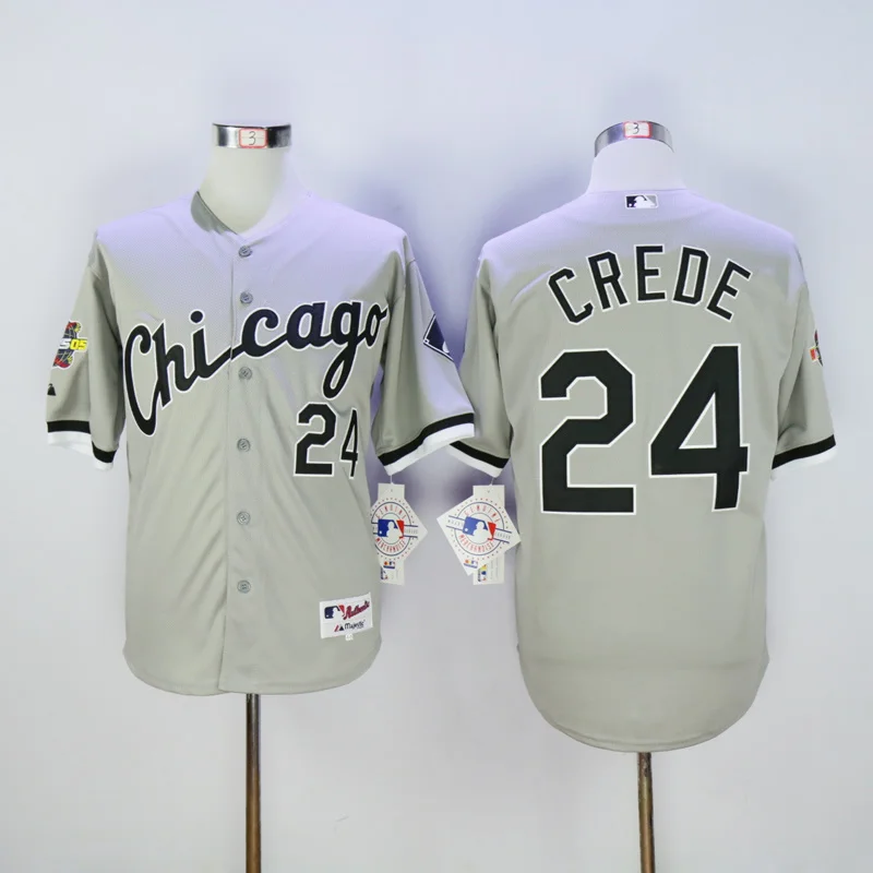 AS PICTURE Сшитые Мужские Chicago Yoan Moncada Carlton Fisk Jose Abreu Tim Anderson Bo Jackson ing Flex Cool base Jersey - Цвет: AS PICTURE