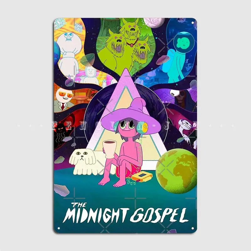 

Полночь Евангелия металлический знак стена пещера паб Гараж Ретро плакат жестяной знак плакат