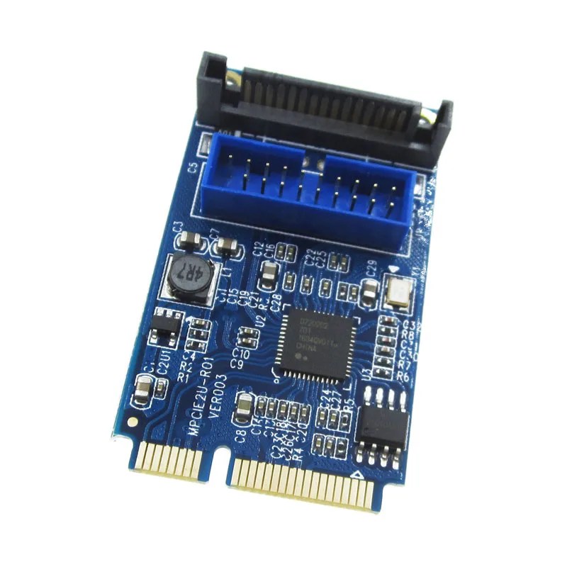 Мини 4 порта PCI-E слот для карты экспресс расширения к USB 3,0 USB 2,0 адаптер карты