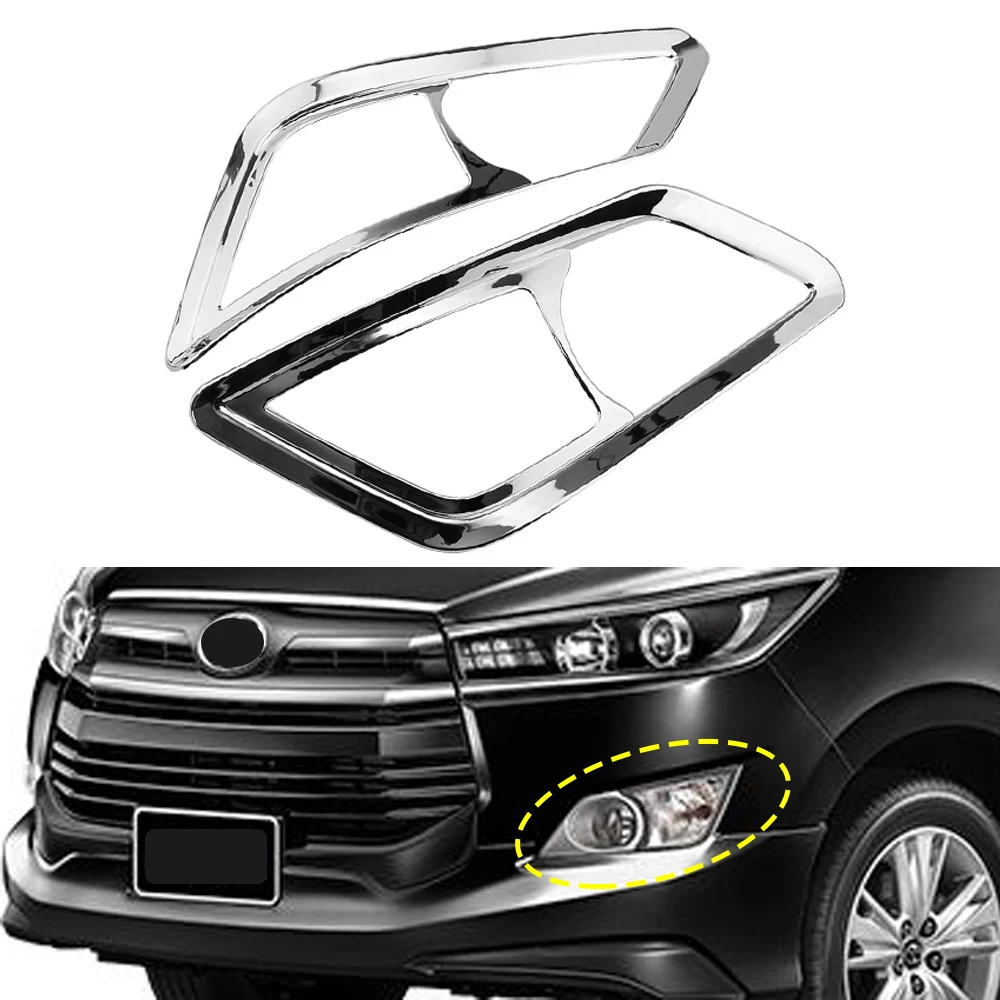 Для Toyota Ki Jang Innova ABS хромированный автомобильный противотуманный фонарь, автомобильные аксессуары