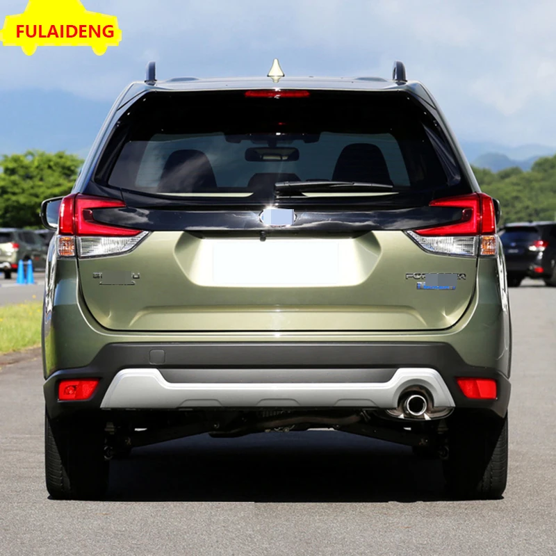 2 шт. для Subaru Forester из нержавеющей стали внешняя Передняя и задняя бампер противоскользящая Защитная панель отделка