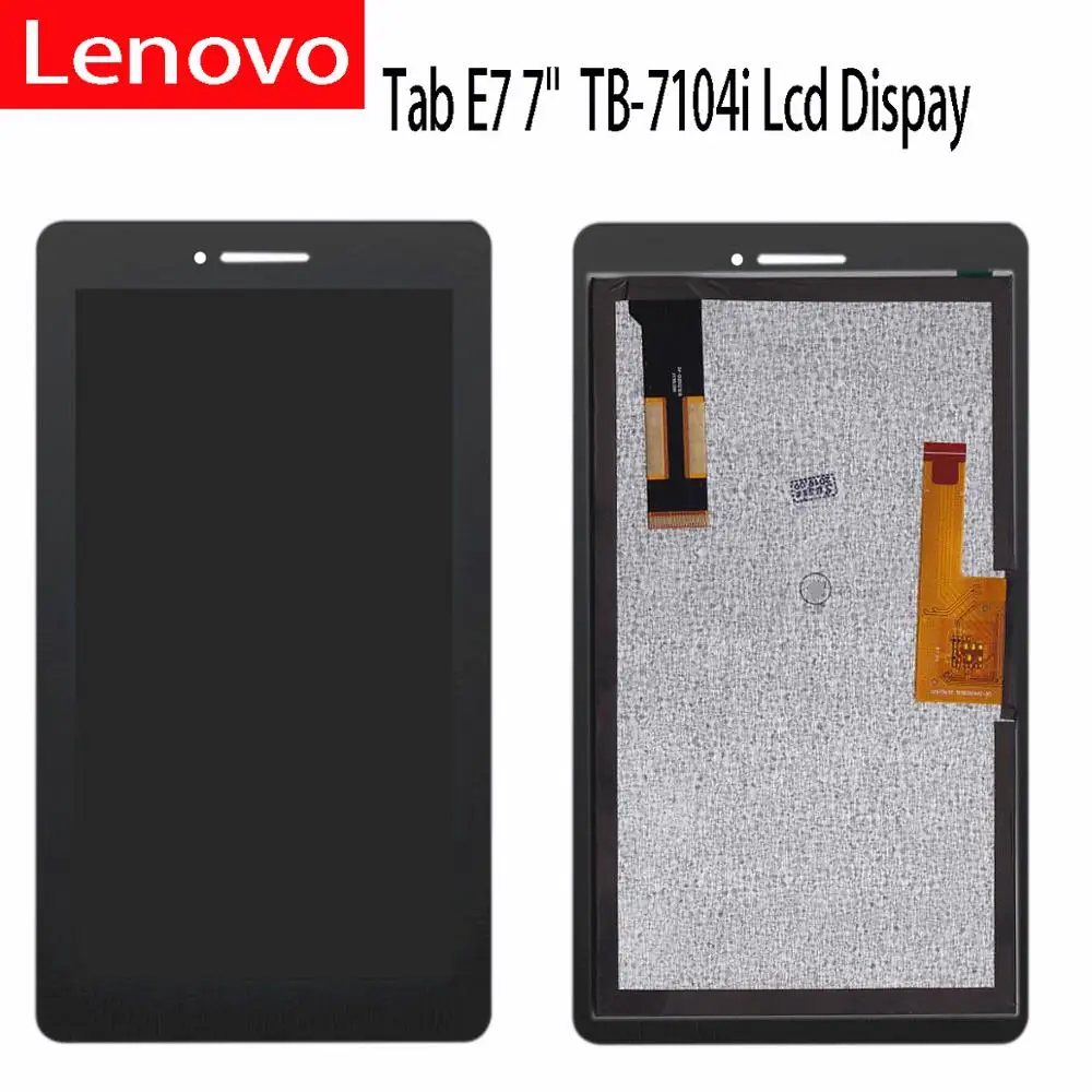 7 para Lenovo Lcd e Tela de Toque Novo tb 7104i Display Digitador Assembléia Tab e7 Tb-7104i Tb-7104
