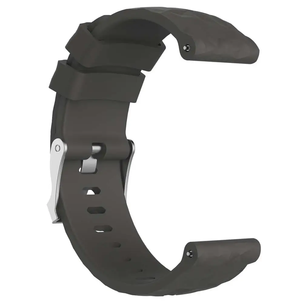 Серый Силиконовый сменный ремешок для часов Suunto Spartan Sport Wrist HR Baro - Цвет: Серый