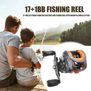 

Sporting Fishing Reel Supply 17+1 bearing Right Hand Baitcasting Magnetic