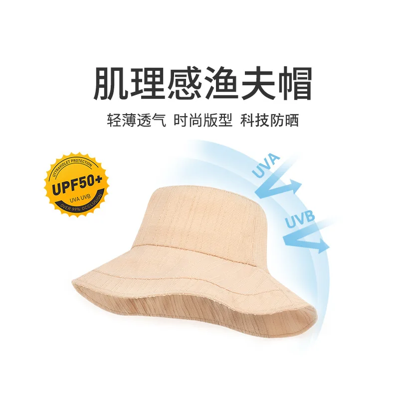 Naturehike Outdoor Textured Fisherman Hat Breathable Sun Hat With Big Brim Portable Fishing Cap Effectively Block 99.9% Of UV