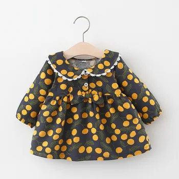

Baby Long Sleeve Dress Spring and Autumn Dress 2020 Girls Print Princess Dress 6 Months Little Girls Birthday Gift Party Dress