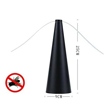 

USB Desk Fan Food Protector Mosquito Fly Bugs Repellent Pest Control Long Fan Blades Batteries Automatic Electric Portable