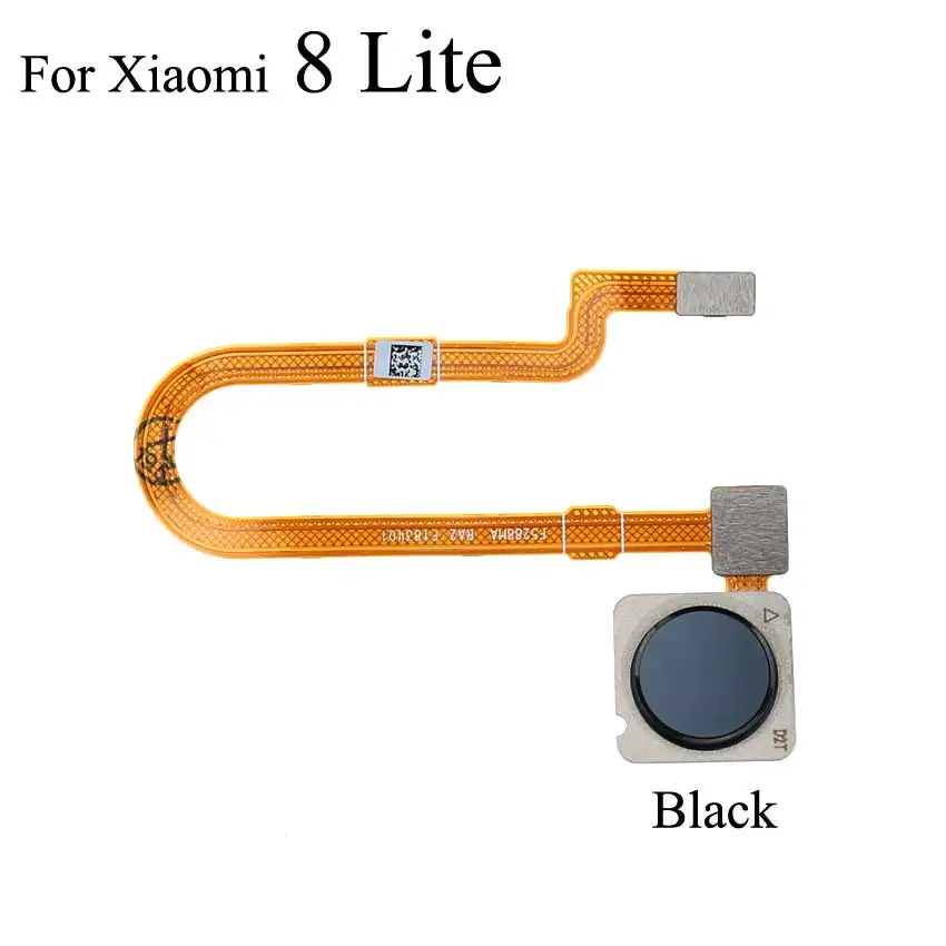 MI8 Lite Black YuXi сканер отпечатков пальцев сенсор ID Touch для Xiao mi 8 mi 8 Lite 8 SE Кнопка возврата домой клавиатура гибкий кабель, сменные детали - Цвет: MI8 Lite Black