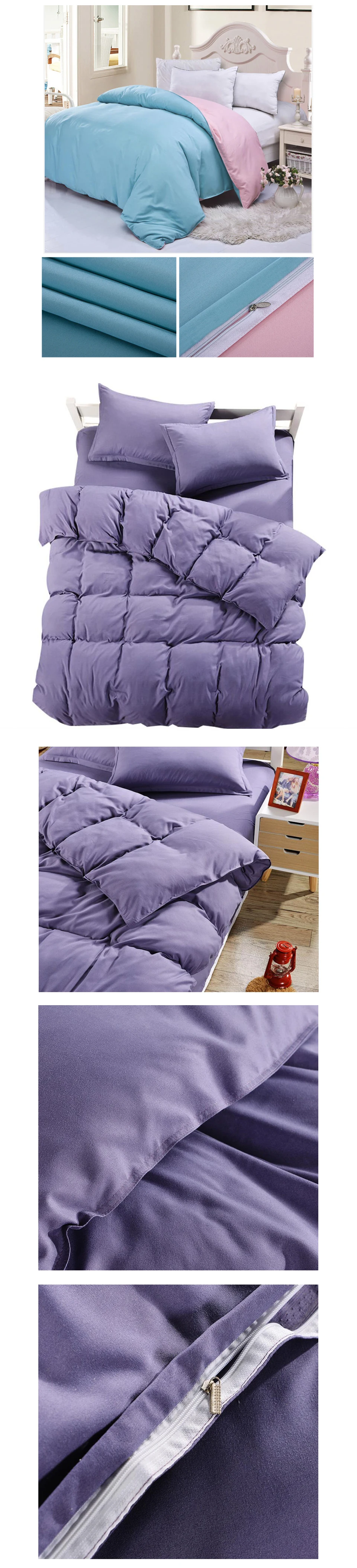 1PC Aloe Cotton Duvet Cover Soild Quit Cover Skin Care Bedclothes Home Decor Comforter Cover Double Queen King