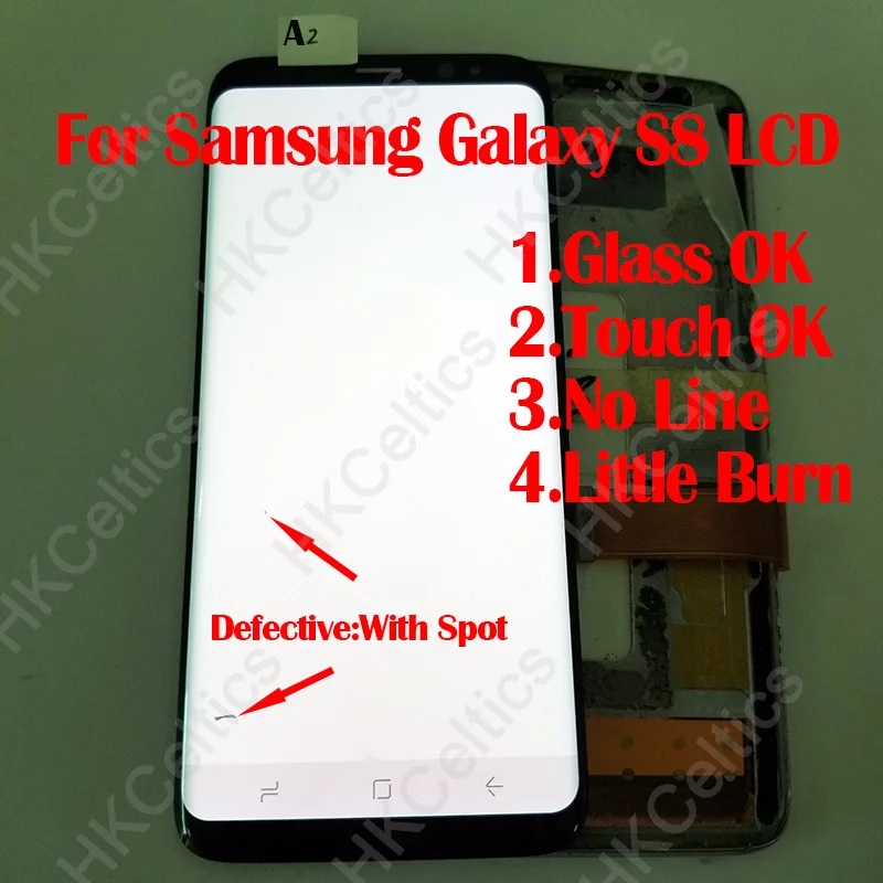 Протестированный ЖК-дисплей для samsung Galaxy S8 ЖК-дисплей с экраном S8 plus G950 G955 дигитайзер+ сенсорный экран в сборе с точечным