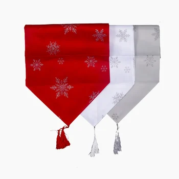 

Absorbent Christmas Table Runners Wedding Festive Decor Table Decoration For Kitchen Xmas Snowman Tapestry Decorations