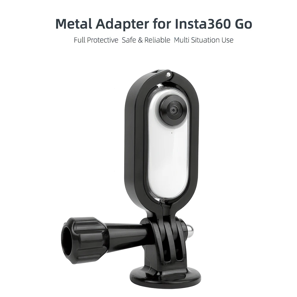 Новейший расширенный металлический адаптер рамка с винтом для Insta360 Go аксессуары