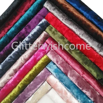 

Glitterwishcome 21X29CM A4 Size Vinyl For Bows Velvet Fabric Sheets for Bows, GM708B