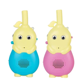 

2pcs Long Range 2 Way Outdoor Cartoon Colorful LED Christmas Gifts Adventures Walkie Talkie Radio Intercom Interactive Kids Toy