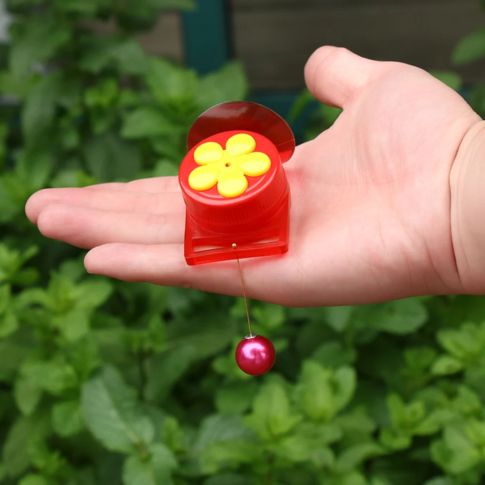 Handheld Hummingbird Feeders Mini Hand Feeder with Suction Cup Window Bird Feeders with Perch Cleaning Brush Outdoors Garden bird feeder