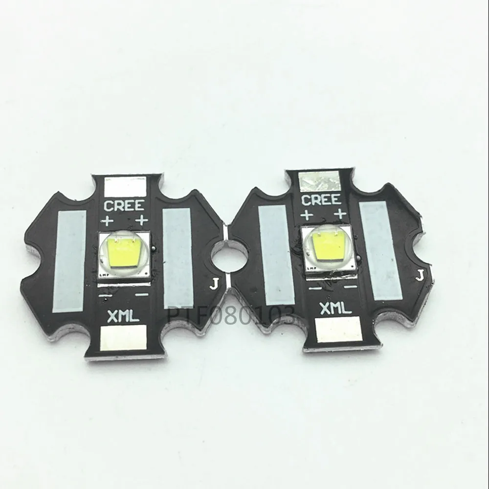 L2 10 шт. Cree XLamp XML U2 10 Вт светодиодный излучатель натуральный белый 4000 к цвет+ 20 мм Звезда база PCB - Испускаемый цвет: L2