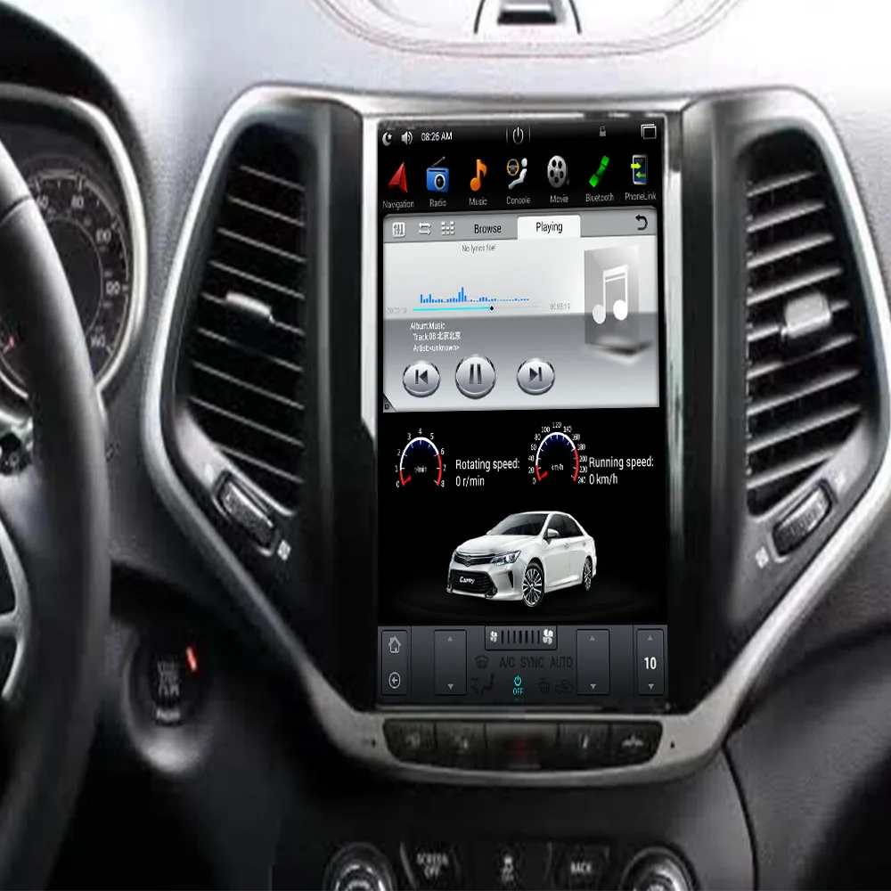 10," Тесла Тип Android 9,0 6,0 7,1 подходит JEEP Cherokee автомобильный DVD плеер навигация GPS радио