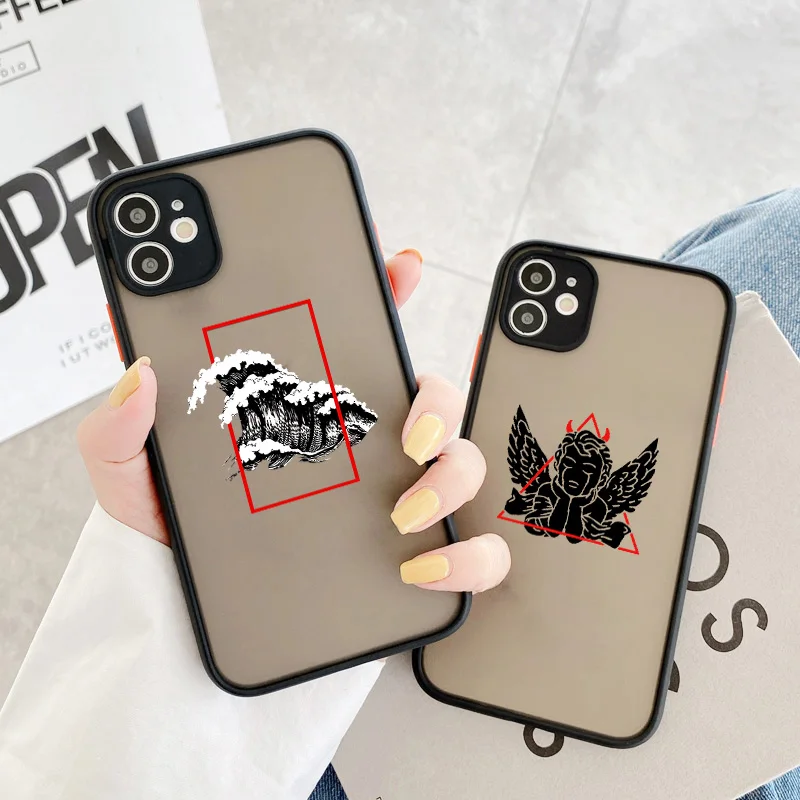 Чехол-накладка для iPhone 13 12 11 Pro X XS Max XR 7 8 Plus SE2020 с абстрактным изображением Давида