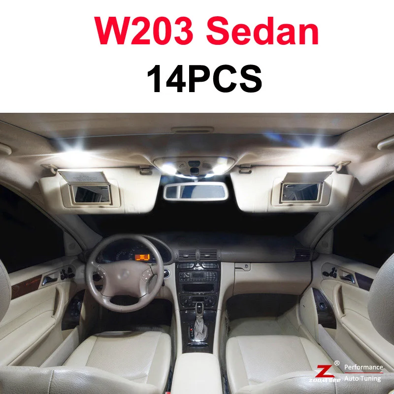 Car Truck Led Light Bulbs 12pc Led Interior Lights Package Kit For Mercedes Benz W3 C Class Auto Parts And Vehicles Mydolphin App Com