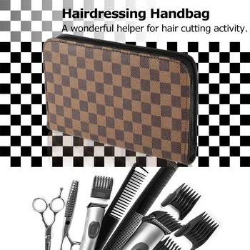

Professional Salon Hair Scissor Bag Big Storage Space Hair Comb Shear Pouch Holder Case with Belt Barber Hairdressing Tool