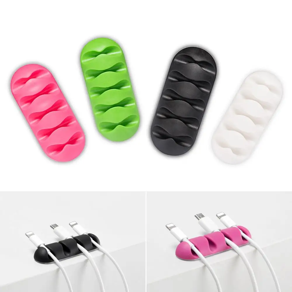 SZKOSTON кабель протектор Winder провода Организатор Клип держатель наушников USB кабель мышь управление для iPhone HDMI зарядное устройство протектор - Цвет: Send one randomly