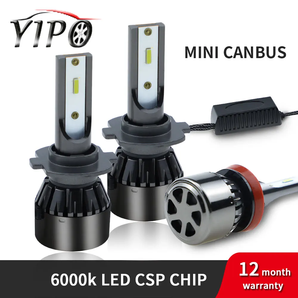 2 шт. healihght led h7 h4 светодиодные лампы h1 h3 880 h11 9005 9006 5202 9012 9004 9007 h13 h15 автомобильный