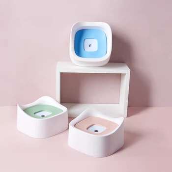 

Dog Water Bowl with Floating Disk Anti-Overflow Anti-Overturn Anti-Dust Anti-Choking Water Bowl for Dog Cat FPing