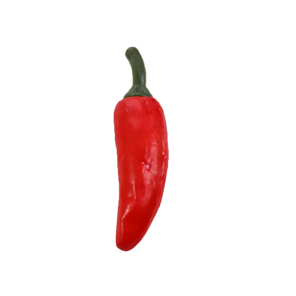 Artificial Plastic Simulation Chili Pepper Plants 10 Pcs Corsage Putting Fruit Vegetables for New Year's Home Decoration