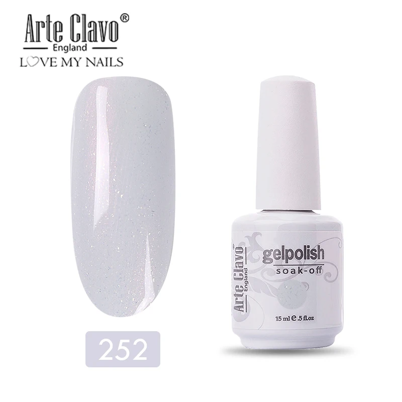 11252 Arte Clavo, 15 мл, 47 цветов, зима, Прямая поставка, сделай сам, УФ-гель для ногтей, дизайн ногтей, гель, замачиваемый, зимний полуперманентный лак - Цвет: 11252