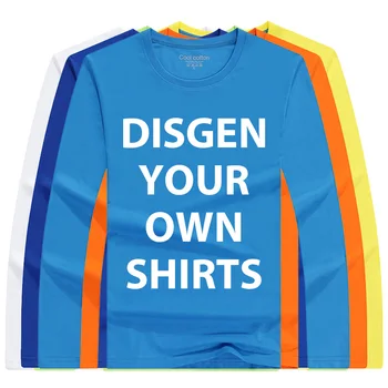 

New Autumn Men's Long Sleeve Tees Shirts Custom Printed Band Design To Personalize Your Own T-shirts Women Casual Clothes 4XL