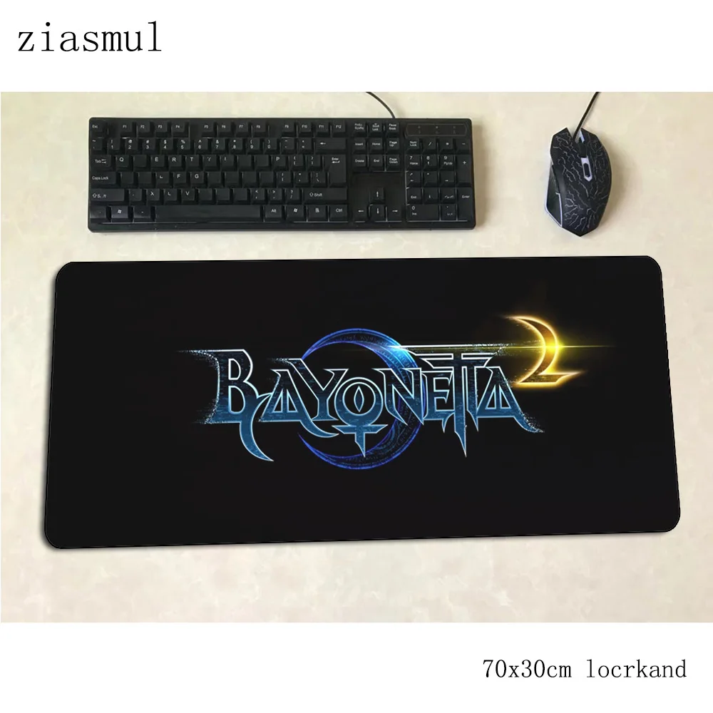 Bayonetta коврик для мыши геймер 70x30 см игровой коврик для мыши Бестселлер notbook Настольный коврик милый коврик для игры большой геймер Коврик для геймпада