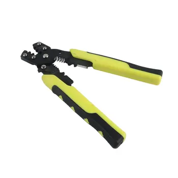 

Portable Wire Cutter Stripper With Metric Scale Multi-function Wire Stripper Heavy Duty Crimper Durable Hand Tool