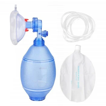 

1 set New Manual Resuscitator Adult First Aid Ambu Bag Oxygen Tube Simple Set Simple Self-help Manual Resuscitator