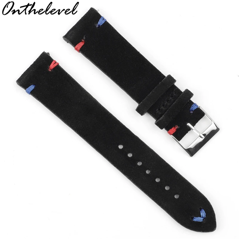 Premium Suede Leather Quick Release Watch Strap - Brown & Coffee Tones