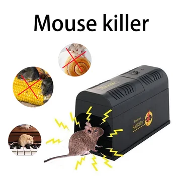 

Practice Professional Electronic Rat Trap Mice Mouse Rodent Killer Electric Shock High Voltage Pest Control Rat Trap