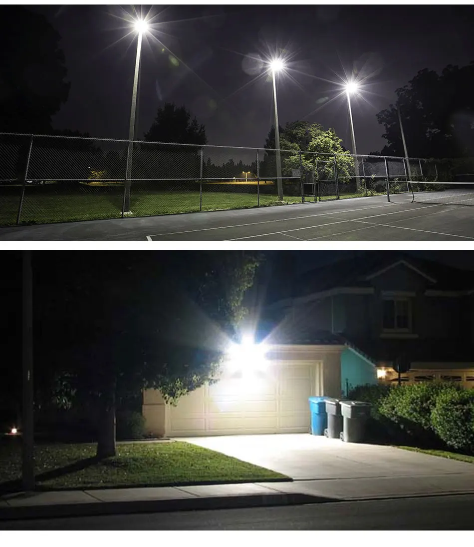 Светодиодный уличный светильник, водонепроницаемый IP65 80 Вт SMD 220 в 240 В, Уличный настенный светильник, на парковке, квадратный, для сада, сарая, двора, шоссе, дороги, лампа