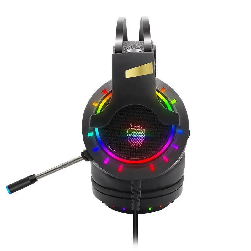 Проводная игровая гарнитура USB7.1, наушники PUBG Rgb с подсветкой для Xbox One PC PS4 PS3, игровые стерео наушники с шумоподавлением