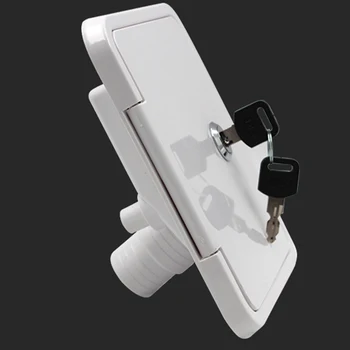 

Lockable Threaded Water Intake Square With Keys Fill Dish Gravity Inlet Hatch Cover Screws Universal Parts Plastic Caravan