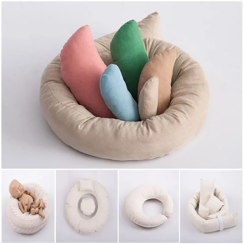 Newborn Photography Props Cycle Ring Round Shape Pillow Baby Photo