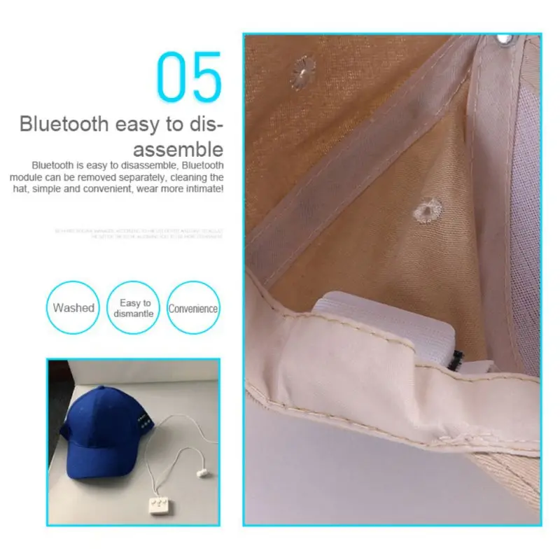 Беспроводной Bluetooth колпачок для наушников микрофон уличная бейсболка шапка для наушников с микрофоном гарнитура для смартфона