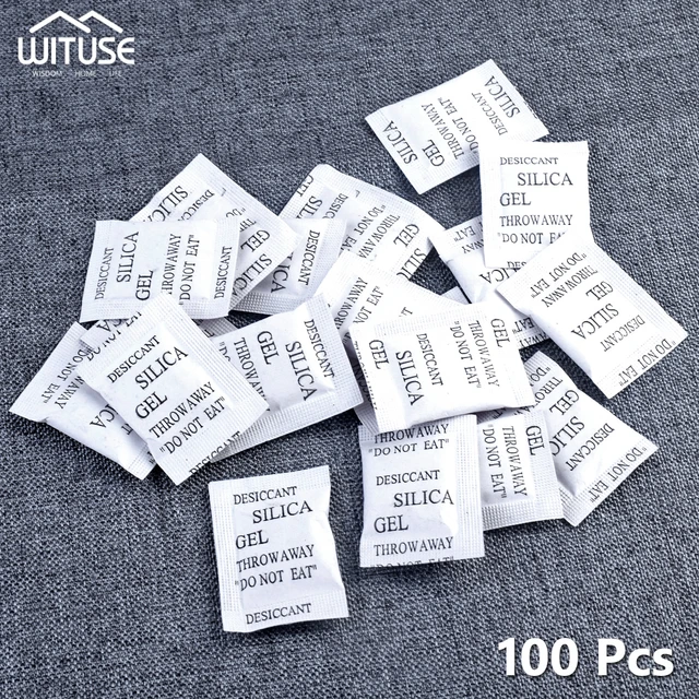 Drypack Silica Gel Packets Moistureproof Moisture Absorber Desiccants 100  Packs